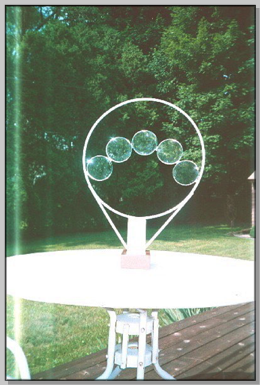 Basketball hoop with mirrors 24" H